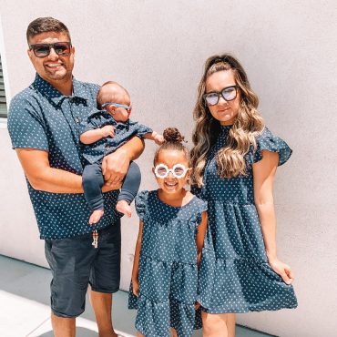 JJ Navy Father's day matching outfits | coordinating outfits | mommy and me | daddy and me | matching outfits | gifts for dad |gifts for him