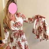 Matching mom and daughter  handmade dresses Kids dresses Family look outfits Matching family outfits