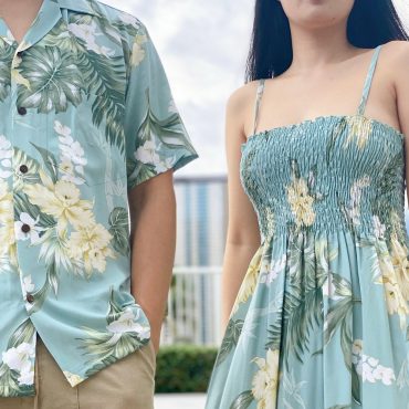 NinthIsle Made in Hawaii, Matching Family Super Soft Resort Wear Bamboo Ginger Aloha Shirt/Dress/Kids Group Wedding Birthday Party Bulk Gift