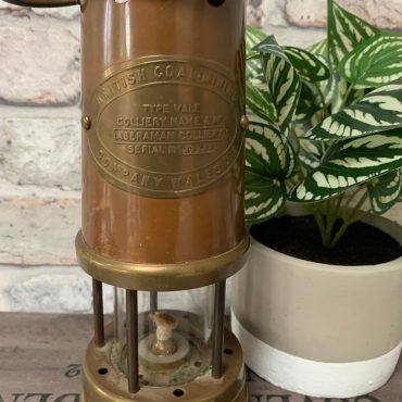 Reproduction Aberaman Colliery Welsh Miners Lamp,  Unusual Home Interior Design Decor Accessories, Gifts for Him