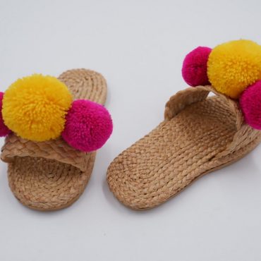 Kids Sandals, Colorful Baby Girls Sandals, pom pom Sandals, Girls Shoes, Kids Shoes, Handmade Sandals, Little girl sandals, Sandal for kids