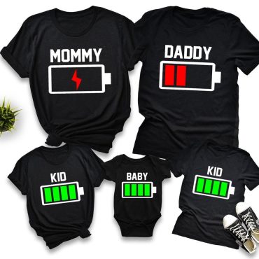 Daddy Mommy Baby And Kid Matching Shirts, Matching Family Outfits ,Matching Tees, Family Tshirts, Dad Matching, Vacation Shirt