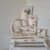 One of the retro plastic bathroom accessories Syla France 2