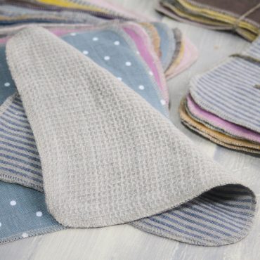 Linen washcloths, Waffle linen dish cloths, Double washcloths, Reusable dish towels, Linen wipes, Unwipe towels, handmade washcloths set