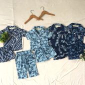 Cotton Floral Flower Girl Pajamas/ Dress. Pure Cotton Shirt Short Pant Set. Very Light and Soft. Flower Girl Gift