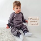 Kids pajamas - PDF Sewing Pattern -  Kids Pajamas pattern - baby sewing - SIZE from 2 to 10 years - Instant download