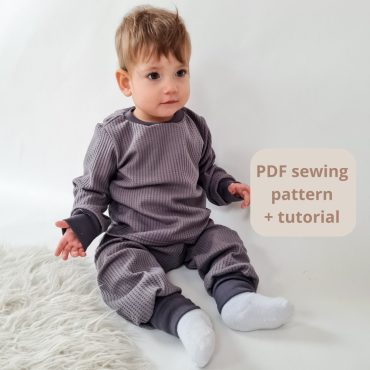 Kids pajamas - PDF Sewing Pattern -  Kids Pajamas pattern - baby sewing - SIZE from 2 to 10 years - Instant download