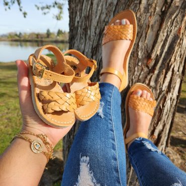 Mom and daughter matching sandals|| huaraches sandal/Huaraches para bebe//Girls shoes/Mexican huaraches for babies and toddlers//