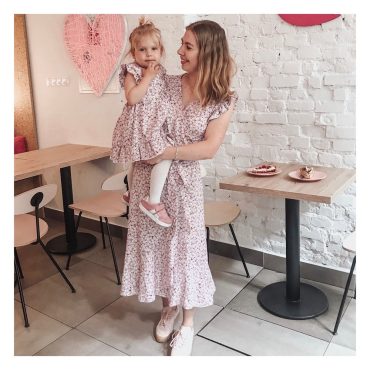 Mommy and me dress, mother daughter dresses, matching outfit, matching Easter, Easter dress, floral midi dress, mutter tochter kleid, Easter