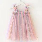 Rainbow princess dress