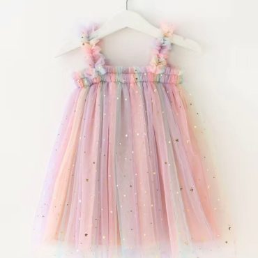 Rainbow princess dress