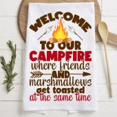 Kitchen Towel Sublimation Designs | Camping Kitchen Tea Towel Sublimation Designs | Camper Kitchen Towels | Funny Kitchen Towel | RV Life