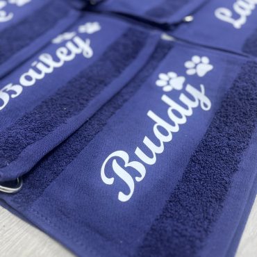 Personalised Pet Towel, Paw Towel for Dogs, Towel for Cats or Dogs