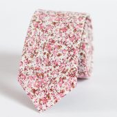 Candy Pink Floral Wedding Tie, Groomsmen Tie Candy Pink, Wedding Dress Tie Candy Pink, Bow Tie Candy Pink,  Pocket Square Candy Pink, D2227