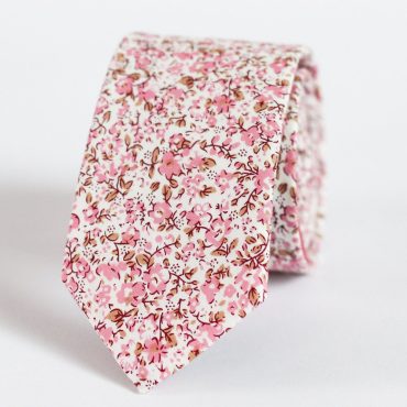 Candy Pink Floral Wedding Tie, Groomsmen Tie Candy Pink, Wedding Dress Tie Candy Pink, Bow Tie Candy Pink,  Pocket Square Candy Pink, D2227
