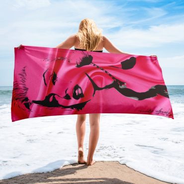 Marilyn Monroe Beach Towel Pink Pop Art Glam Retro Bath Towel Old Hollywood Pool Towel Classic Icon Lounge Towel Stylish Bold Summer Gift