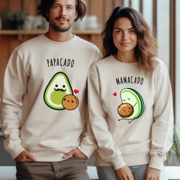 Family Matching Avacado Shirts, Mamacado T-Shirt, Papacado Sweatshirt, Babycado Shirt, Pregnancy Announcement, Avocado Couple Tee