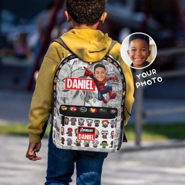 NEW Personalized Kids Superhero Backpack, Kindergarten backpack, Kids School Bag, Customizable Backpack, Back to school, First Day of School