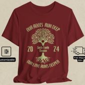 Personalized Christian Family Reunion Shirt, Unisex Family Reunion T-Shirt, Family Gathering Tee, Religious Event Matching Family Outfits