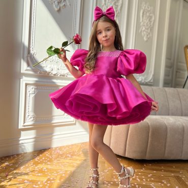 pink tutu dress birthday, princess daisy, flower girl dress, puff sleeve, purple dress, princess dress,fancy girl dress, tulle dress, girl