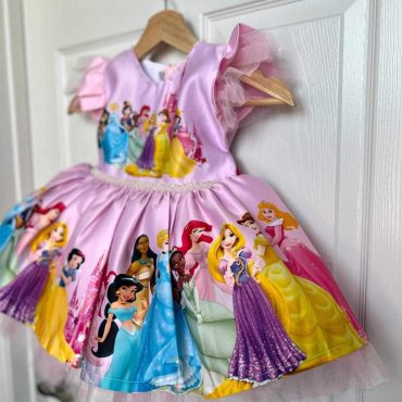 Princess Birthday Dress/ Toddler dress/ Princess Birthday
