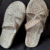 Straw Sandals, Children sandals, Eco friendly sandals, Flipflop, children present, Christmas gift, world care material,  Handmade Sandals