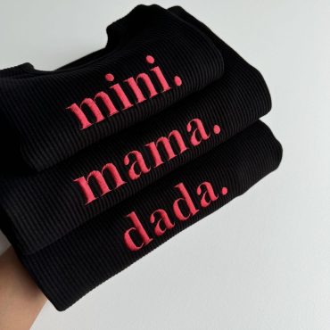 Family Matching Personalised PJs | Mama and Mini | Kids 2 Piece Set | Siblings Match | Clothing | Baby and Kids Outfits | Gf Bf Matching Pjs