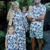 Matching Tropical Family outfit, Daddy & me matching Outfit, Father and Daughter matching Outfit, Mommy and me Outfit, Fathers day Gift