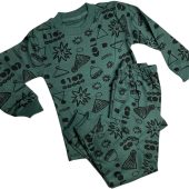 Boy's Pajama Set with 3 Color Options
