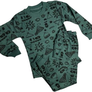 Boy's Pajama Set with 3 Color Options