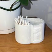 Modern Bathroom  Q-Tip and Cotton Holder Storage