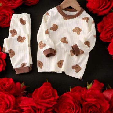 Children's Long Sleeve Pajama Set – Cute Design, Lightweight & Comfortable Sleepwear Outfit