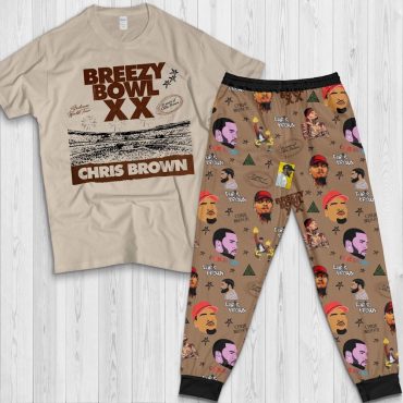 Chris Brown Pajama Set – Comfortable Pajamas for Adults and Kids – Perfect for Fans