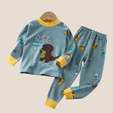 Cotton Boys Girls Pajama Set, Comfortable Daily Pajama Set, Children homewear pajamas