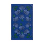 Slightly Subtle Hydrangea Towel on Deep Blue, Floral Kitchen Decor, Gift for Gardeners, Blue Flower Spring Home Decor, Political Gag Gift
