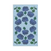 Slightly Subtle Hydrangea Towel on Light Blue, Floral Kitchen Decor, Gift for Gardeners, Blue Flower, Spring Home Decor, Political Gag Gift