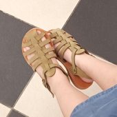 Greek leather sandals, Kids sandals, Summer shoes, Handmade sandals, Customade sandals, Yellow, Red gladiators, GLADIATOR 2 KIDS