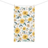 Sunflower Hand Towel, Subtle F*ck Trump Kitchen Towel, Political Home Decor, Anti Trump Tea Towel, Democrat Mom Gift For Gardener