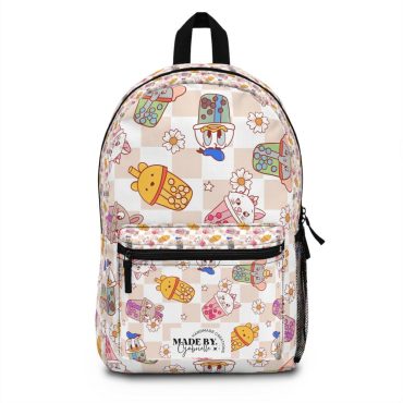 Magical Boba Cute Cartoon Character Backpack, Adorable School Bag, Kids Backpack, Fun Daypack, Gift for Students, Youth Backpack