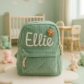 Custom Toddler Backpack, Custom Kids Bag with Name, Preschool School Bag with 3D Crochet Name, Birthday Gift for Boy, Back to School