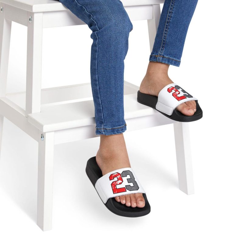 Youth Sports Sandals, Custom Slide Flip Flops, Summer Footwear, Personalized Kids Shoes, Casual Pool Sandals