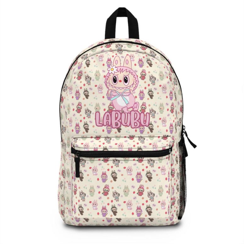 Labubu School Backpack Labubu School Back Pack Cute Kawaii Kids Back to School Supplies School Bag for Girls Boys Anime Backpack