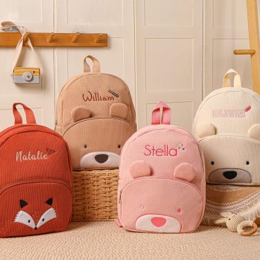 Embroidery Personalized Kids Backpack, Custom Kindergarten Toddler Gifts, Kids Backpack With Name, Kids School Bag, Kids Backpack
