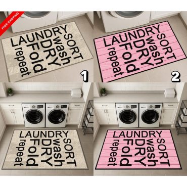 Laundry Room Rug,Washable Rug,Laundry Room Mat,Laundry Rug,Gifts For Her,Personalizable Rug,Laundry Mat,Gift For Mom,Non Slip Rug