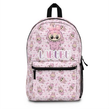 Cute Labubu Backpack with Adorable Characters, School Backpack, Girls' Backpack, Fun Travel Bag, Gift for Children