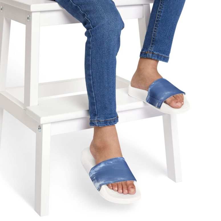 Youth Summer Sky Sandals, Removable-Strap Flip Flops, Kids Beach Shoes, Stylish Summer Footwear, Fun Vacation Sandals