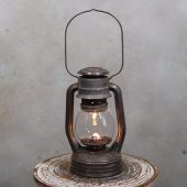 Old Royalux storm lamp, storm lantern, French storm lamp in very nice condition, vintage condition and working