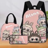 Custom Backpack for Kids Girls Boy, Personalized School Backpack Lunch Bag and Pencil Pouch,Custom Name School bag,Best Back to School Gifts