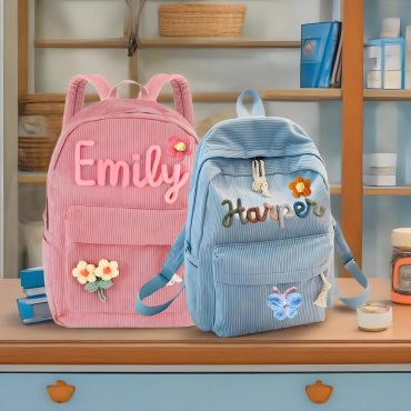 Personalized Kids Backpack | Custom Embroidered Name School Bag | Back to School Gift for Girls | Birthday Present